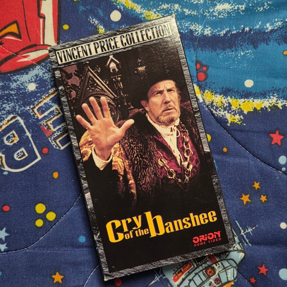Cry of the Banshee Orion VHS 1970 Movie Vincent Price Folk Horror
